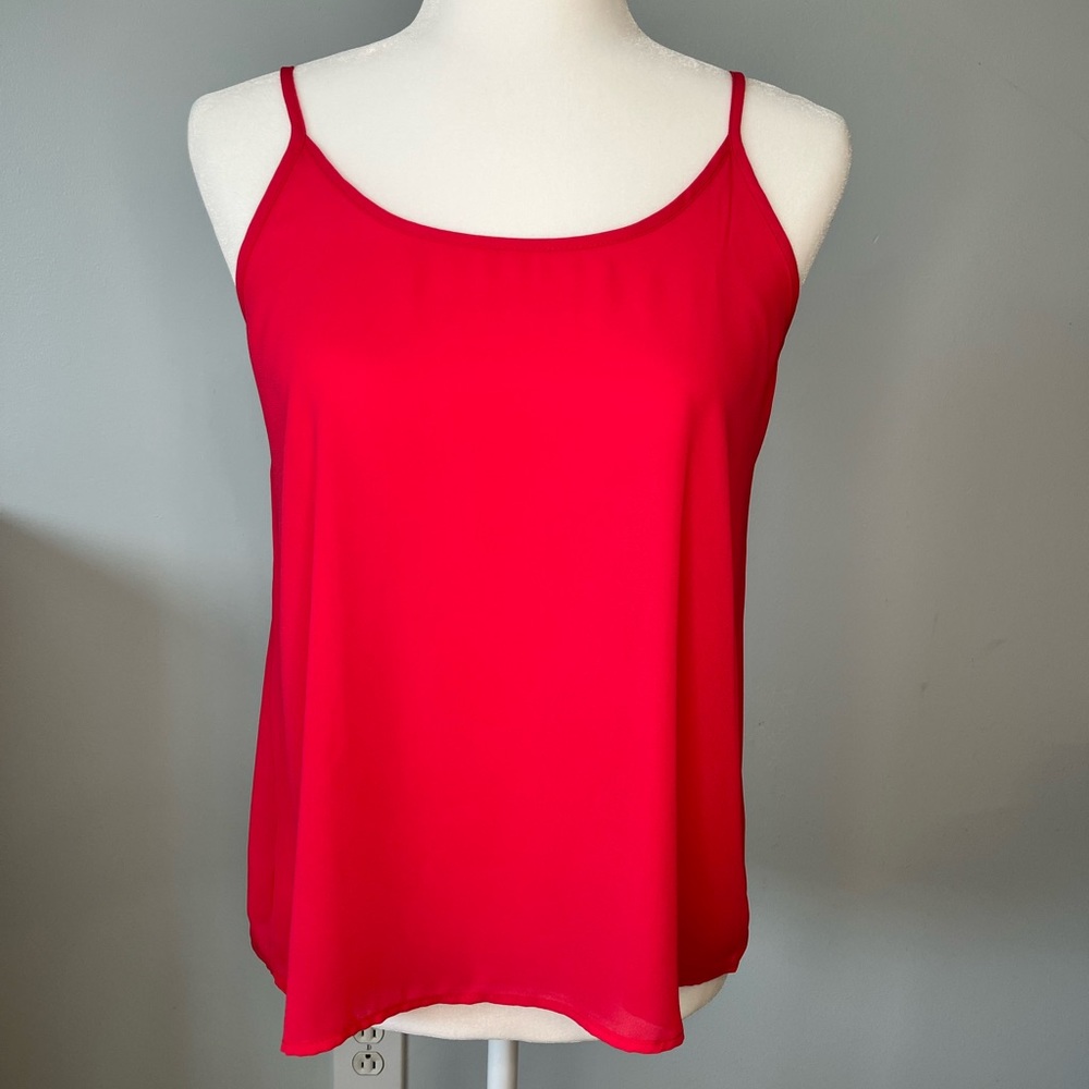 New! Deep Pink Strappy Tank by Active USA - Small